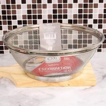 Escorredor Multiuso de Alimentos Inox Massas Cesta Aço Grande Escorredor Multiuso de Alimentos Inox Massas Cesta Aço Grande
