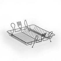 Escorredor para 12 Pratos Querida Arthi Black