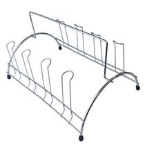 ESCORREDOR PARA 8 COPOS AÇO CROMADO 20,8x18,5x31,5CM