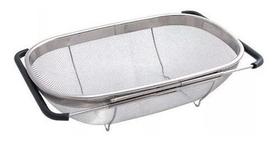 Escorredor Para Cuba E Pia Inox Regulável Multiuso