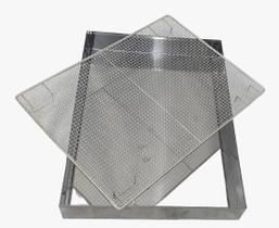 Escorredor Para Pasteis, Salgados e Frituras De 40 X 60 Em Inox Profissional Alta Qualidade Escorredor Para Pasteis, Salgados e Frituras De 40 X 60 Em Inox Profissional Alta Qualidade