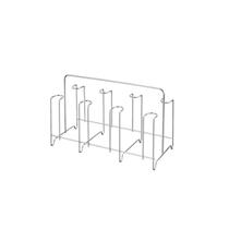 Escorredor Porta 8 Copos Suporte Metal Aço Cromado 1un