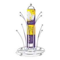 Escorredor Porta Copos Rainha Aço Cromado Com 8 Lugares Niquelart - Niquel Art