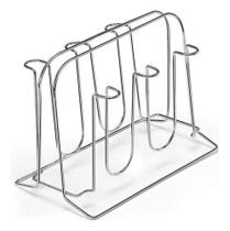 Escorredor Porta Copos Suporte Para 6 Copos Cromado Cozinha