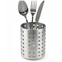 Escorredor Porta Talher Inox Redondo para Pia Bancada Utensílios de Cozinha Organizador Mesa Escorredor Porta Talher Inox Redondo para Pia Bancada Utensílios de Cozinha Organizador Mesa