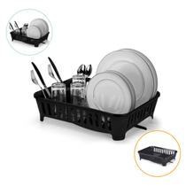 Escorredor Porta Talheres Copos Bica Movél Pia Seca 13 Pratos