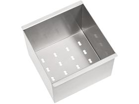 Escorredor profundo Tramontina Aço Inox Acabamento Scotch Brite Sobrepor na Calha Úmida 15x16 cm Escorredor profundo Tramontina Aço Inox Acabamento Scotch Brite Sobrepor na Calha Úmida 15x16 cm