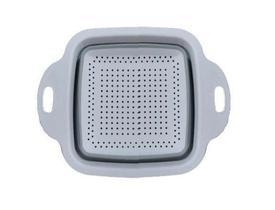 Escorredor Quadrado Multiuso Retrátil de Plástico e Silicone Escorredor Quadrado Multiuso Retrátil de Plástico e Silicone