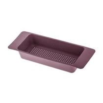 Escorredor Retangular Multiuso Rosa - Paramount 46,5x16,5x8