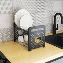 Escorredor Secador De Pratos Copos Aramado Duplo Coração Para Cozinha Ficar Cada Vez Mais Linda