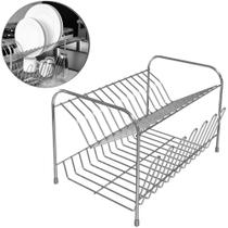 escorredor secador de pratos / copos aramado duplo