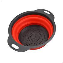 Escorredor Silicone Dobrável Para Macarrão Legumes Verduras TRC8347 - abc maq