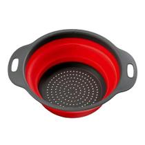 Escorredor Silicone Retrátil P/ Frutas Legumes Peneira 23cm - Art House Escorredor Silicone Retrátil P/ Frutas Legumes Peneira 23cm - Art House