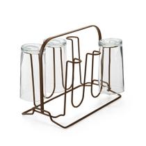 Escorredor Suporte Para 6 Copos Moderno Minimalista Arthi