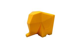 Escorredor Talheres Elefante Porta Escovas Vaso Amarelo