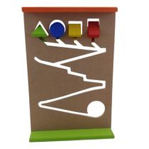 Escorregador de Formas Geométrica Brinquedo Pedagógico
