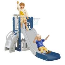 Escorregador Infantil LulliSpace 6 em 1 para Brincar Dentro e Fora de Casa Escorregador Infantil LulliSpace 6 em 1 para Brincar Dentro e Fora de Casa