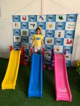 Escorregador Infantil Médio 3 Degraus Até 7 Anos - Yasmin Kids Brinquedos