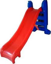 escorregador infantil médio vermelho 3 degraus