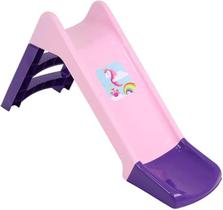 Escorregador Infantil Unicórnio Com Extensão De 2 Degraus