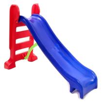 Escorregador Médio Azul e Vermelho com 3 Degraus - PapiBrink Escorregador Médio Azul e Vermelho com 3 Degraus - PapiBrink