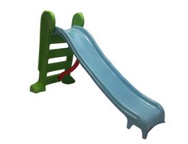 Escorregador médio infantil com 3 degraus verde c/ azul claro super divertido e resistente - Valentina brinquedos Escorregador médio infantil com 3 degraus verde c/ azul claro super divertido e resistente - Valentina brinquedos
