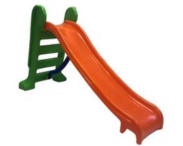Escorregador médio Infantil Laranja c/ verde super resistente e divertido Próprio para crianças de até 7 ano de idade - Escorregador médio Infantil Laranja c/ verde super resistente e divertido Próprio para crianças de até 7 ano de idade -
