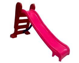 Escorregador médio infantil todo Rosa super divertido e resistente para crianças de até 7 anos de idade Escorregador médio infantil todo Rosa super divertido e resistente para crianças de até 7 anos de idade