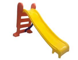 Escorregador médio Playground Infantil Laranja c/ Amarelo - perfeito para crianças de até 7 anos de idade - Valentina Br