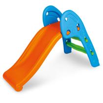 Escorregador Playground Infantil Azul E Laranja - Homeplay