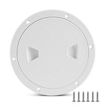 Escotilha de inspeção Xztrdi, pronta para barco, branca, redonda, de 20 cm, plástico ABS