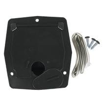 Escotilha para Cabo Valterra A10-2143BKVP Preta 11x10x5 cm