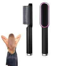 Escova 3 Em 1 Alisadora Elétrica Modela Cabelo 110/220V Escova 3 Em 1 Alisadora Elétrica Modela Cabelo 110/220V