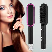 Escova 3 em 1 Secadora Alisa Cabelo Turbo Profissional Plus 110/220v Bivolt