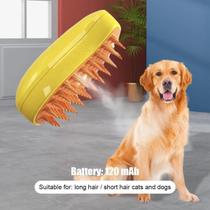 Escova A Vapor 3 Em 1 Para Cães E Gatos De Estimação Remoção De Pêlos