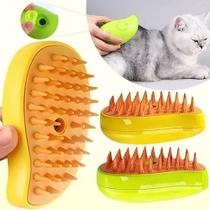 Escova A Vapor Gato Vaporizada Cães Gatos Pets Inteligente Pelos Animais De Estimação Escova 3 em 1 Escova A Vapor Gato Vaporizada Cães Gatos Pets Inteligente Pelos Animais De Estimação Escova 3 em 1