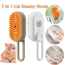 Escova A Vapor Para Gatos Cães 3 Em 1 Elétricas De Pêlos Pentes De Massagem Animais De Estimação Escova A Vapor Para Gatos Cães 3 Em 1 Elétricas De Pêlos Pentes De Massagem Animais De Estimação