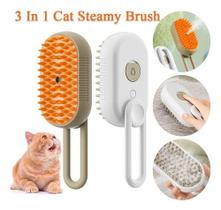 Escova A Vapor Para Gatos Cães 3 Em 1 Escovas Elétrica Escova A Vapor Para Gatos Cães 3 Em 1 Escovas Elétrica
