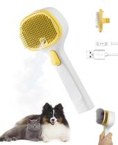 Escova a Vapor para Pets FURGO 3 em 1 Removedora de Pelos Amarela Escova a Vapor para Pets FURGO 3 em 1 Removedora de Pelos Amarela