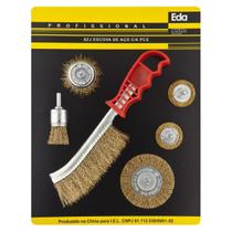 Escova aço c/ 06pcs 8zj Escova aço c/ 06pcs 8zj