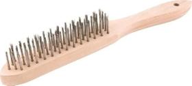 Escova Aco Cabo Pvc 3 Fileiras
