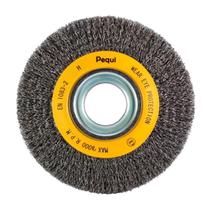 Escova Aço Carbono Circular Ondulada 4" x 3/4" 100x19mm 8000RPM Pequi Escova Aço Carbono Circular Ondulada 4" x 3/4" 100x19mm 8000RPM Pequi