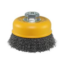 Escova Aço Carbono Copo Ondulada 4" 100mm M14 8500RPM Pequi Escova Aço Carbono Copo Ondulada 4" 100mm M14 8500RPM Pequi