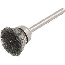 Escova Aço Circular Inox Com Haste Para Microrretífica 12mm Vonder Escova Aço Circular Inox Com Haste Para Microrretífica 12mm Vonder