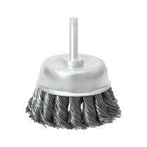 Escova Aço Copo Mini P/Furadeira 75mm Haste 6mm MTX 744709 Escova Aço Copo Mini P/Furadeira 75mm Haste 6mm MTX 744709