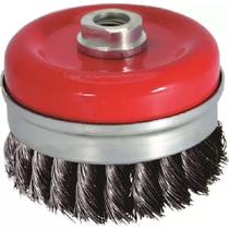 Escova Aço Copo Trançada 4" 100mm M14 6631 Lotus Escova Aço Copo Trançada 4" 100mm M14 6631 Lotus