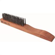 Escova Aco Inebras 1777/4 Carbono Profissional Com Cabo 6712