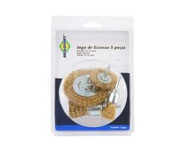 Escova Aco Jogo 5Pcs Blister Ref 7270 Escova Aco Jogo 5Pcs Blister Ref 7270