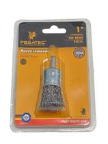 Escova Aço Pincel Ondulado 1" Polegada PEGATEC - 1"X1/4" (25mmx6mm)