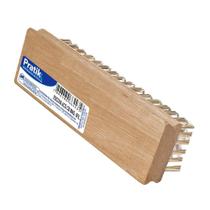 Escova Aco Pratik 6 Fileiras Base Madeira Sem Cabo 177x55mm Cerda 27mm - Embalagem c/ 12 unidades Escova Aco Pratik 6 Fileiras Base Madeira Sem Cabo 177x55mm Cerda 27mm - Embalagem c/ 12 unidades